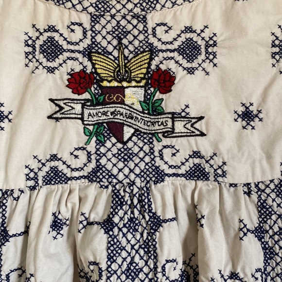 Boho-embroidered Sleeveless Top - Picture 8 of 13